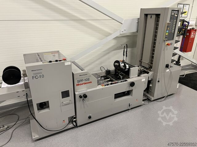 Broschürenfertigungslinie Horizon MC-80a + SPF-10II + FC-10II Booklet Making Line