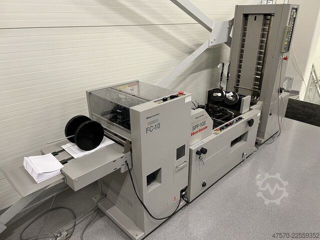 Broschürenfertigungslinie Horizon MC-80a + SPF-10II + FC-10II Booklet Making Line