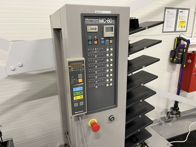 Broschürenfertigungslinie Horizon MC-80a + SPF-10II + FC-10II Booklet Making Line