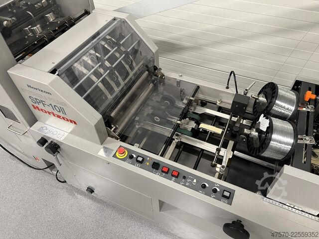 Broschürenfertigungslinie Horizon MC-80a + SPF-10II + FC-10II Booklet Making Line