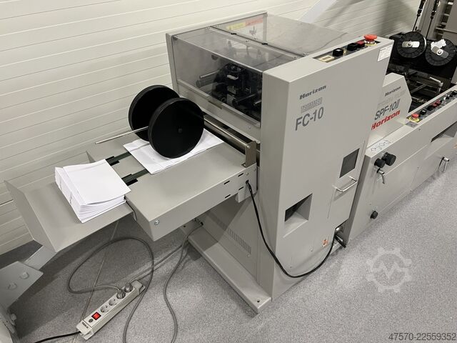 Broschürenfertigungslinie Horizon MC-80a + SPF-10II + FC-10II Booklet Making Line