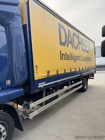 Flatbed truck with tarp DAF 290