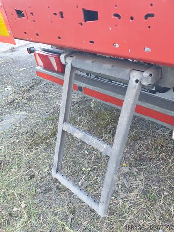 Flatbed semi-trailer Fliegl 3-Achs Mega Plateau Sattelauflieger