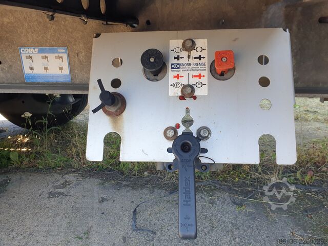 Flatbed semi-trailer Fliegl 3-Achs Mega Plateau Sattelauflieger