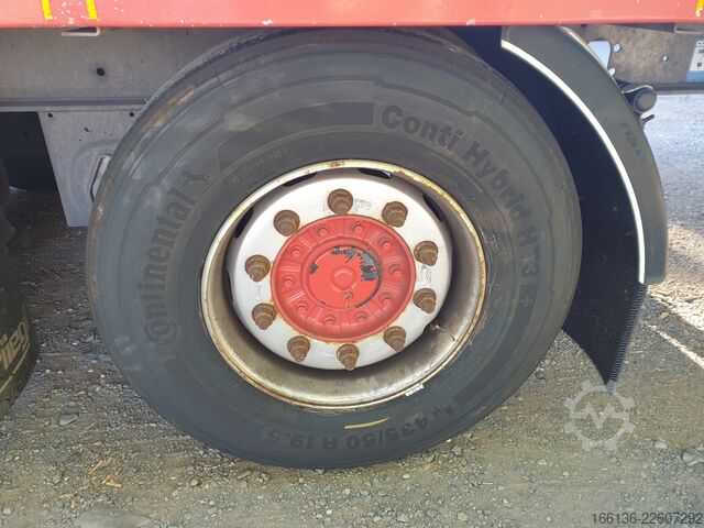 Flatbed semi-trailer Fliegl 3-Achs Mega Plateau Sattelauflieger