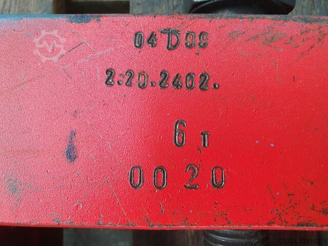 Transport hook / screw lifting clamp J.D.T. 1 ton / 6 ton / 17 ton / 17 ton