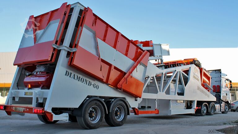 Mobile Concrete Batching Plant General Makina Diamond 60