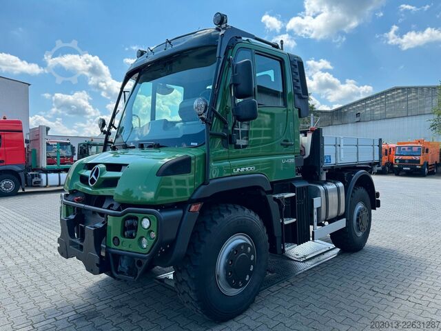 Tipper truck UNIMOG U435 Kipper mit Reifendruckregelanlage
