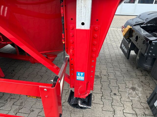 Siloauflieger FELDBINDER FFB Silo Auflieger TEUT 26.3 - 26 m³ Asche Gülle