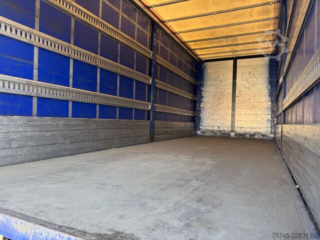 Flatbed truck with tarp MERCEDES-BENZ ATEGO 1530 * SCHLAFKABINE * LBW 2 T *KLIMA *