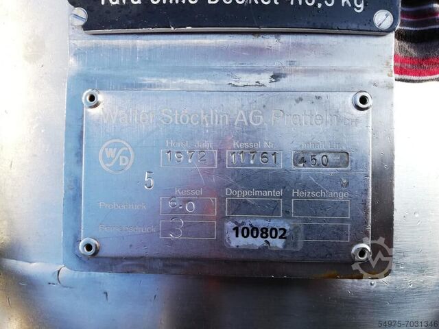 Edelstahlbehälter Druckbehälter Tank  10613