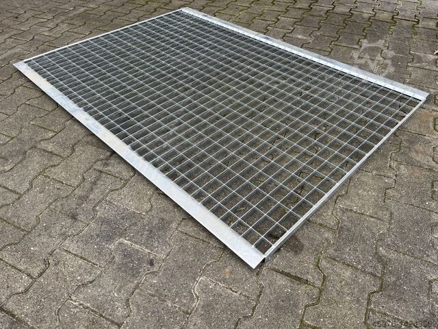 Inlaid shelf grating grating grating Gesamtbreite: 1.640 mm / Gesamttiefe: 1.183 mm / MW: 68 x 47 mm / GR-45