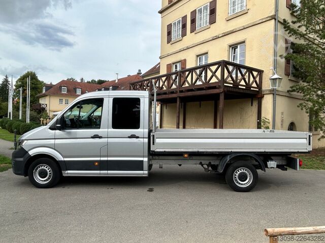 Pritschenwagen VW CRAFTER PRITSCHE DoKa TEMP. KLIMA NAVI AHK SHZ