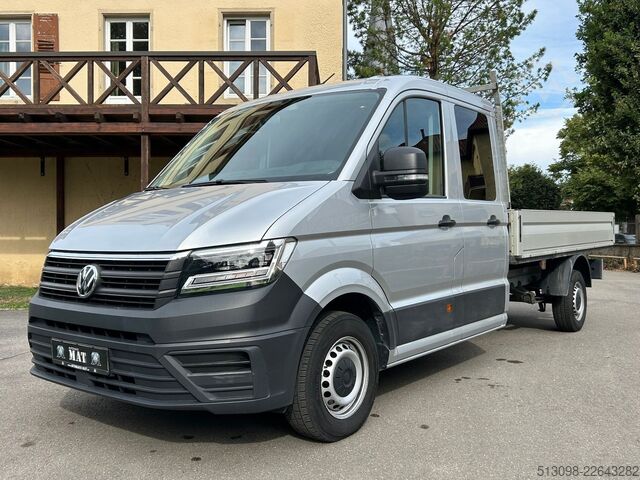 Pritschenwagen VW CRAFTER PRITSCHE DoKa TEMP. KLIMA NAVI AHK SHZ