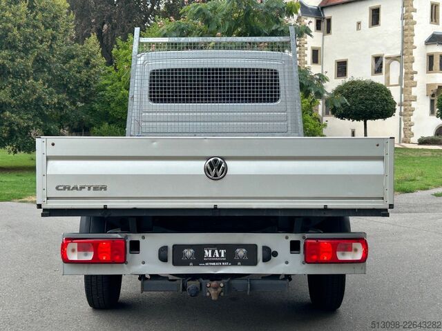 Pritschenwagen VW CRAFTER PRITSCHE DoKa TEMP. KLIMA NAVI AHK SHZ