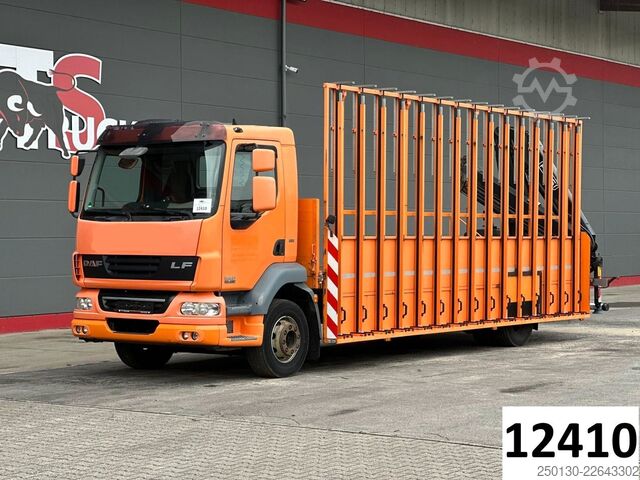 LKW mit Pritsche (offen) DAF LF 55.280 4x2 BL Pritsche mit FASSI LK & Glastr.