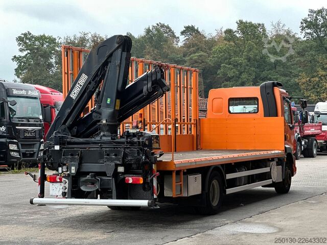 LKW mit Pritsche (offen) DAF LF 55.280 4x2 BL Pritsche mit FASSI LK & Glastr.