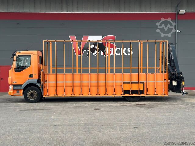 LKW mit Pritsche (offen) DAF LF 55.280 4x2 BL Pritsche mit FASSI LK & Glastr.
