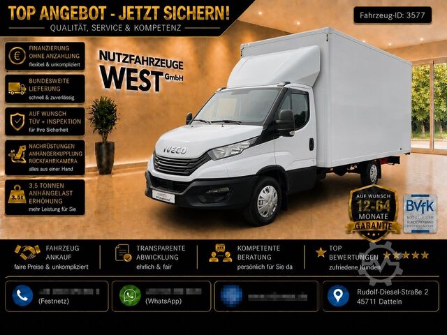 Transporter mit Koffer IVECO Daily 35s14 XXL Maxi Koffer *L=5.000mm*Garantie