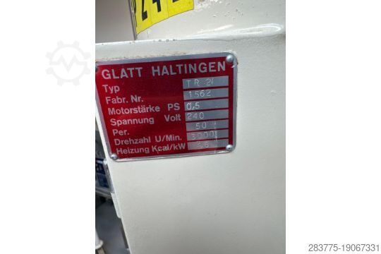 Fluid Bed Dryer Glatt TR2