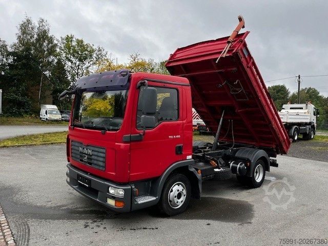 Three-way tipper van MAN TGL 8.180 Mit Meiller Dreiseitenkipper