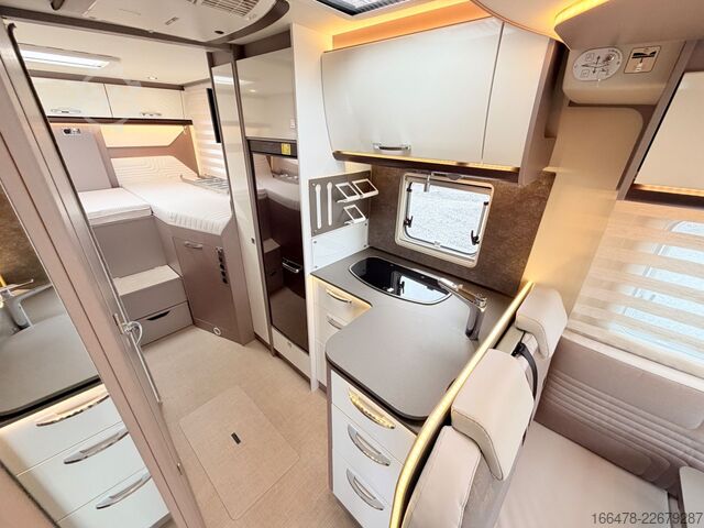 Teilintegriertes Wohnmobil BÜRSTNER Lyseo Harmony T 728 Einzelbetten-Hubbett-1.Hand