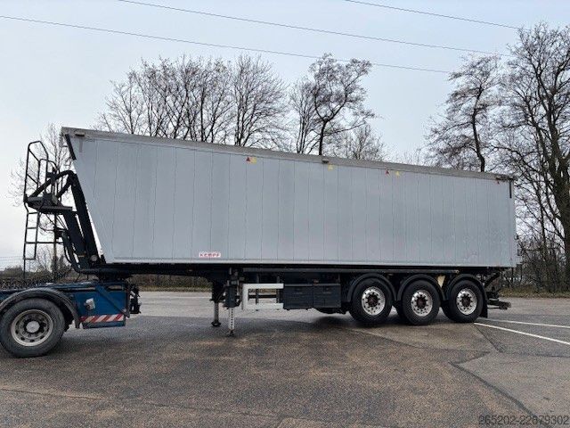 Kipper Auflieger KEMPF Kempf Alukastenmulde 3x9t mit Schleuse, 56 cbm