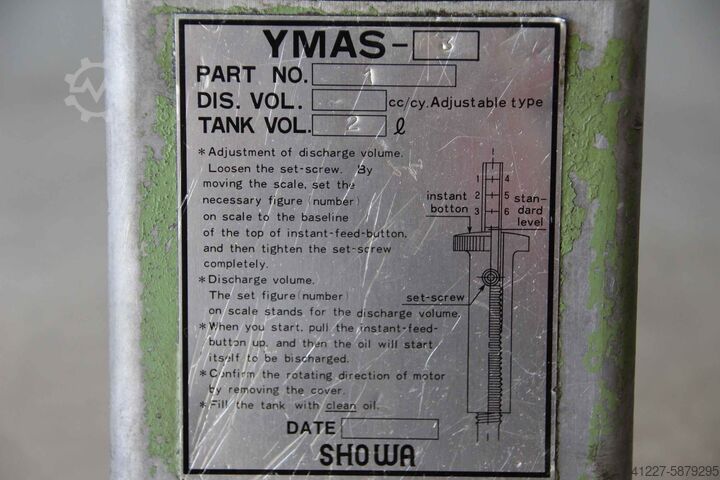 Central lubrication Showa YMAS-3
