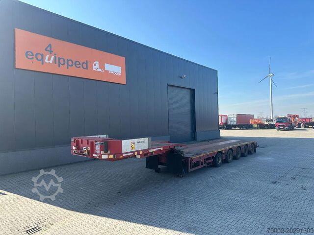 Low loader Broshuis 5ABSD-68/2, FIVE AXLE HYDRAULIC STEERED / 2x  E...