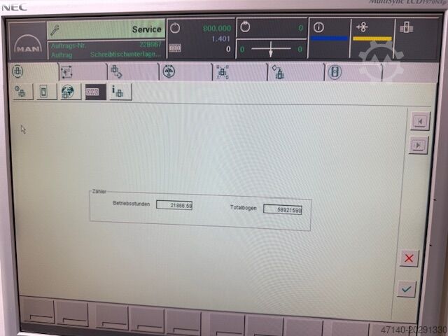 Offsetdruckmaschine Man Roland 505 0B LV