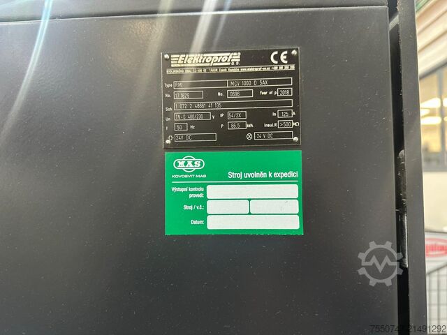 Vertical machining center MAS MCV 1000 5AX