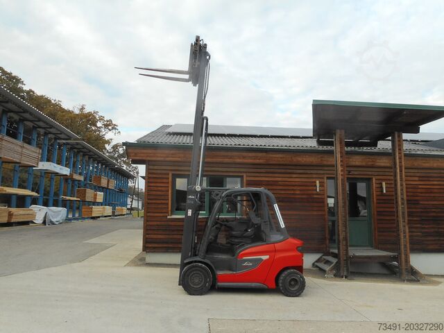 4-wheel forklift Linde H30D-01 Triplex + SS + ZV