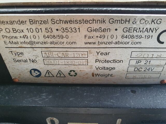 Welding machine Abicor Abi-Car 1200