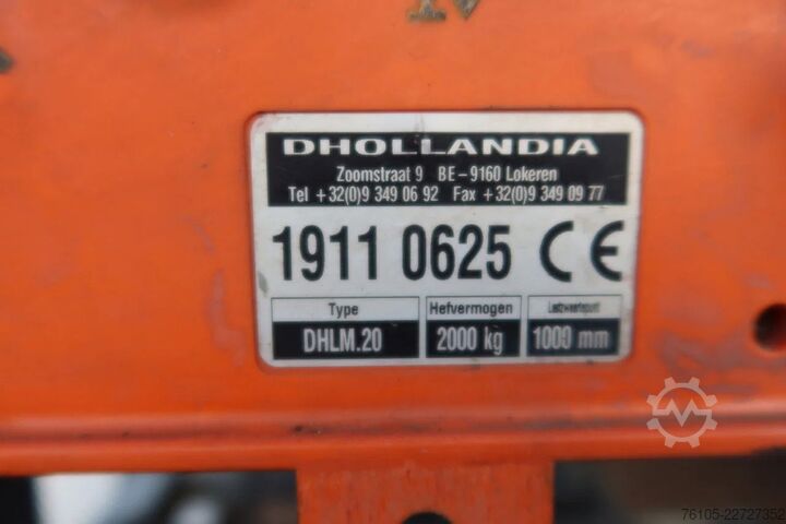 Box body Scania P280 4x2 Bak + Dhollandia Klep 2000 KG
