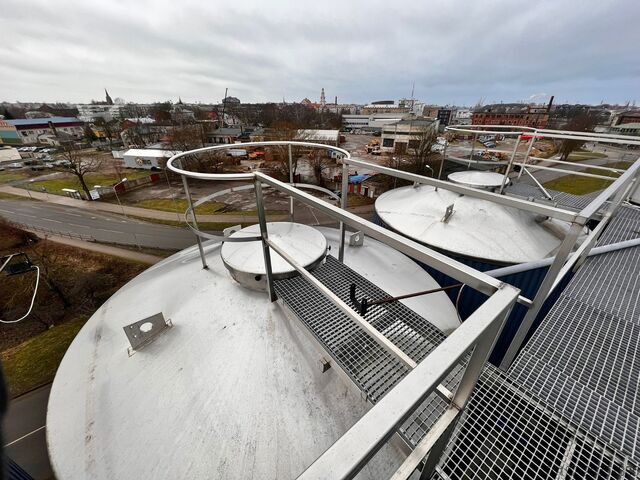 180000 Liter heiz-/kühlbarer Druckbehälter aus V2A K0068