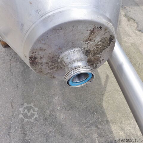 1285 Liter heiz-/kühlbarer Behälter / spitzkonischer Gärtank aus V2A 8631