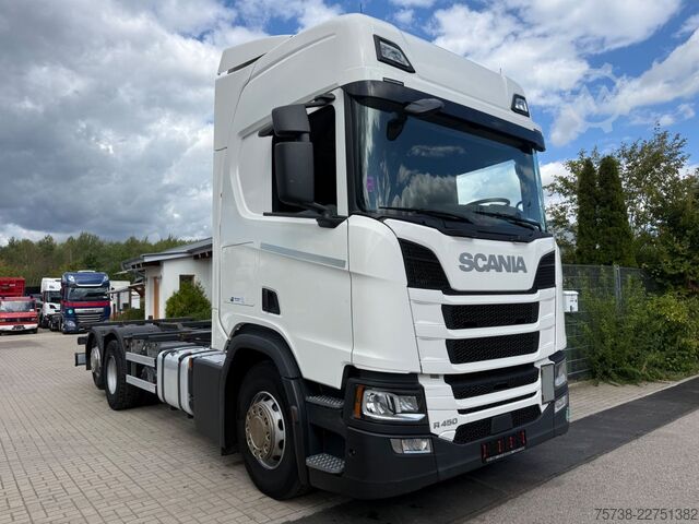 Wechselfahrgestell LKW SCANIA R450 BDF 6x2*4/LENKACHSE/Standklima/2xTank