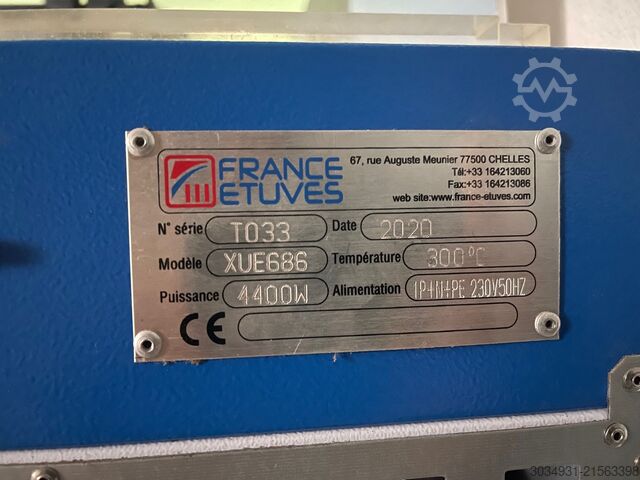 Ofen – Trocknungsherd – Trockenraum France Etuves XUE686