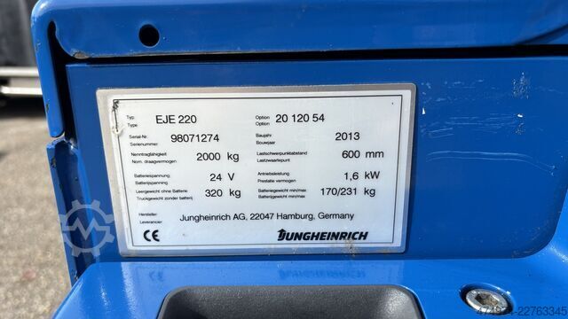 Manual pallet truck pump truck Jungheinrich EJE 220