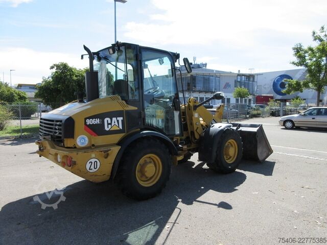 Wheel loader caterpillar 906H2 Radlader, Schaufel + Gabel