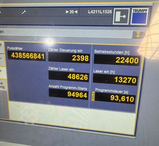 Laserschneidmaschine TRUMPF TruLaser 2030 Fiber