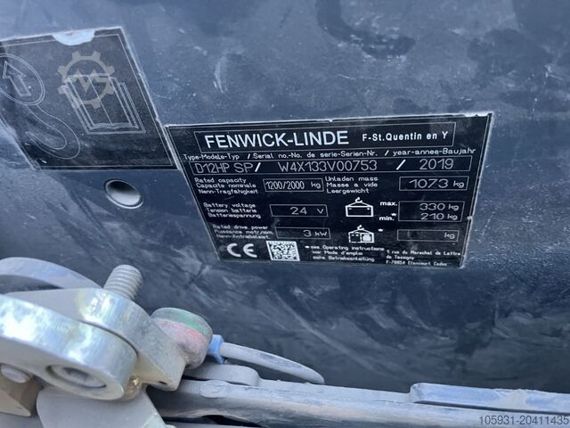 Fahrerstandstapler Linde D12HPSP