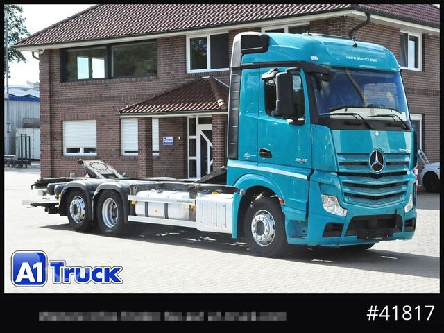 Wechselfahrgestell LKW MERCEDES-BENZ Actros 2542, Muldi-BDF, 7,45, Lenk-Lift, LBW