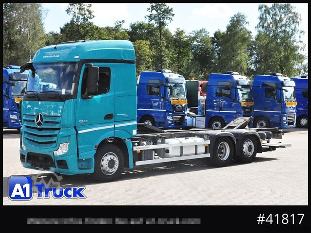 Wechselfahrgestell LKW MERCEDES-BENZ Actros 2542, Muldi-BDF, 7,45, Lenk-Lift, LBW