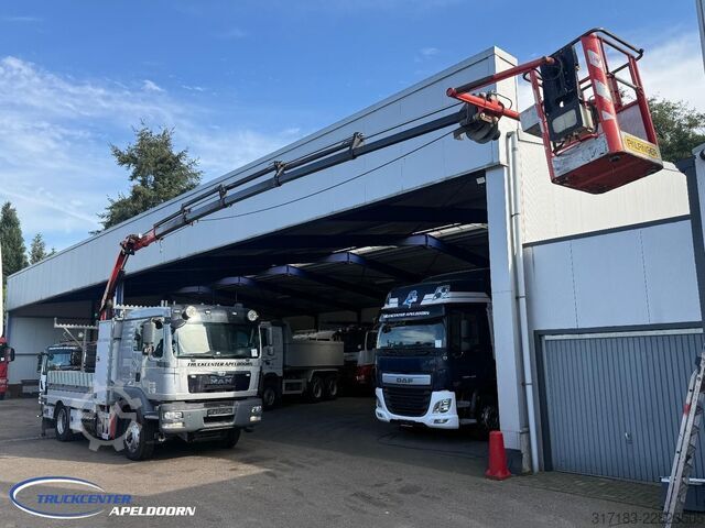 Ladepritsche MAN TGM 13.290 4x4, Palfinger PK12502, Hoogwerkerbak