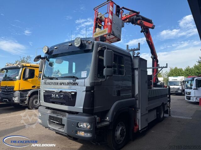 Ladepritsche MAN TGM 13.290 4x4, Palfinger PK12502, Hoogwerkerbak