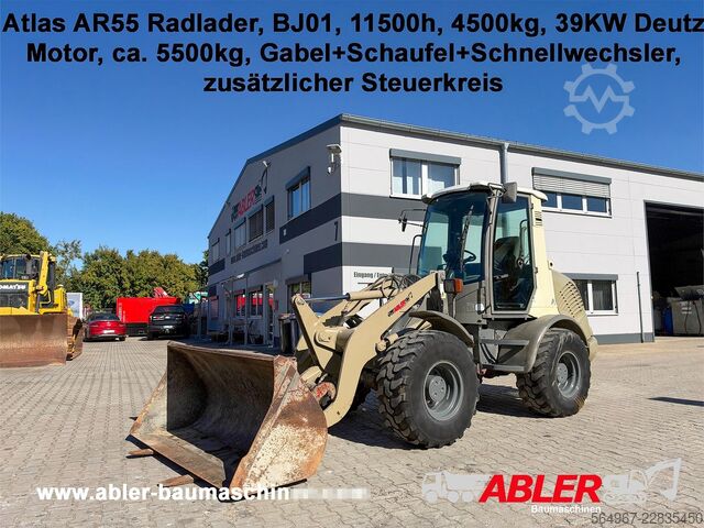 Radlader Atlas AR55 39 kW Schnellwechsler