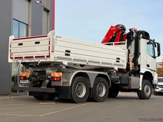 3-Seiten-Kipper Mercedes-Benz Arocs 3348 AK 6x6 Krankipper mit Fassi F195A2.24