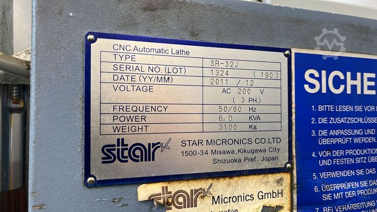Stangenautomat Star SR-32J