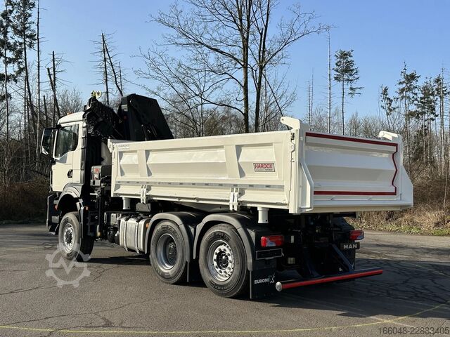 Tipper with crane MAN TGS 28.480 MAN TGS 28.480 BL 6x4-4 Hiab 228-6 3...
